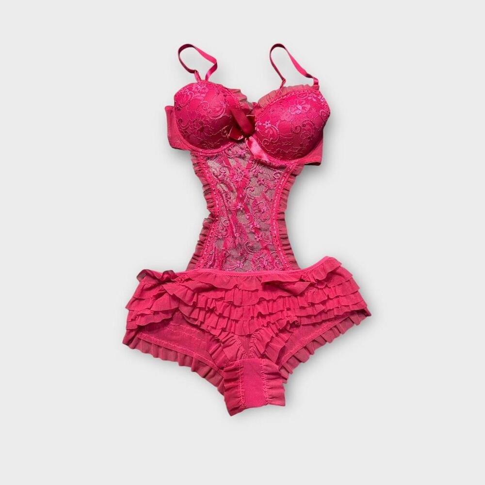 Women's Pink and Red Other-underwear